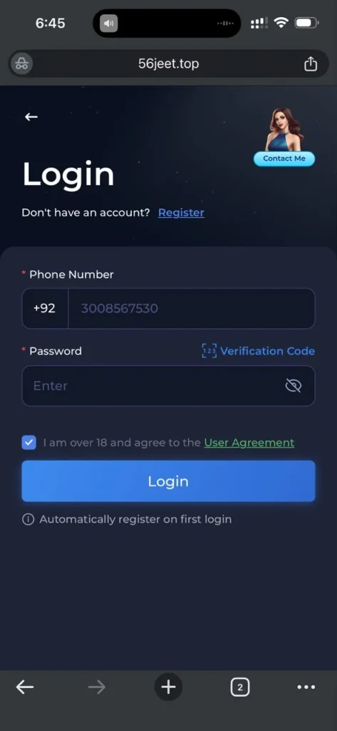 56jeet login